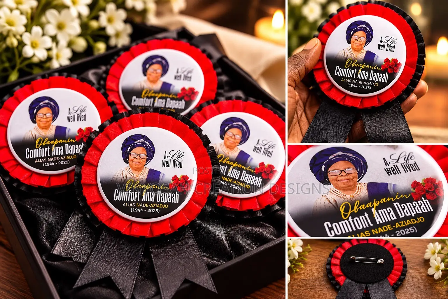 Funeral Rosettes