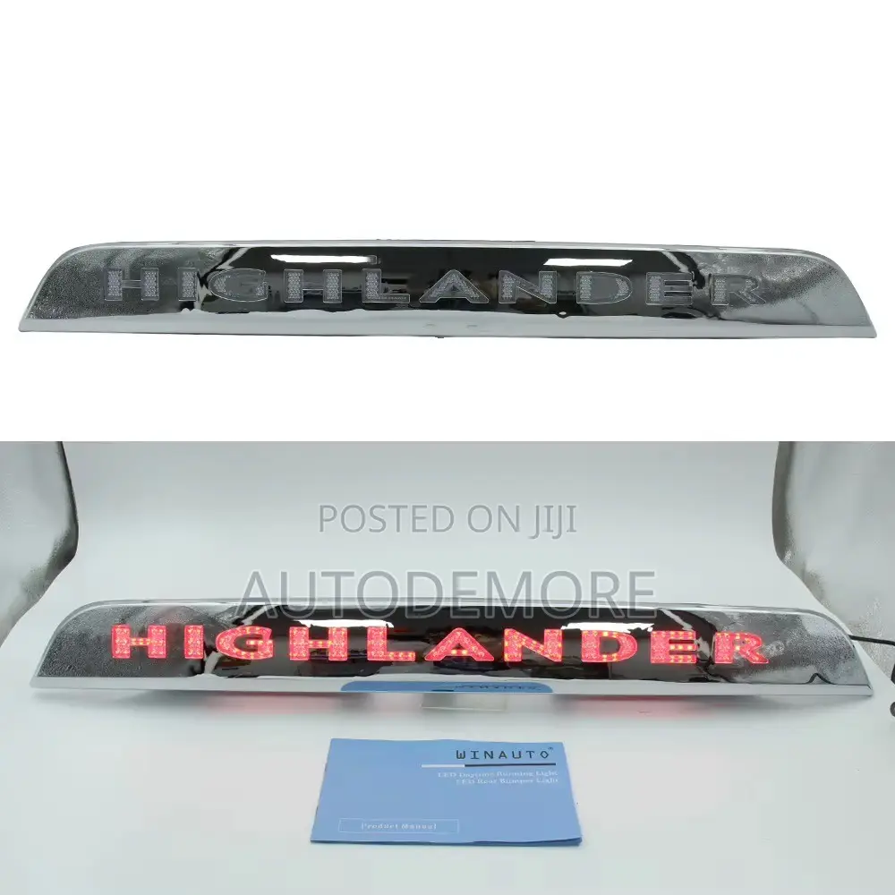 Toyota Highlander 2008-2013 Truck Tailgate Molding Led Type
