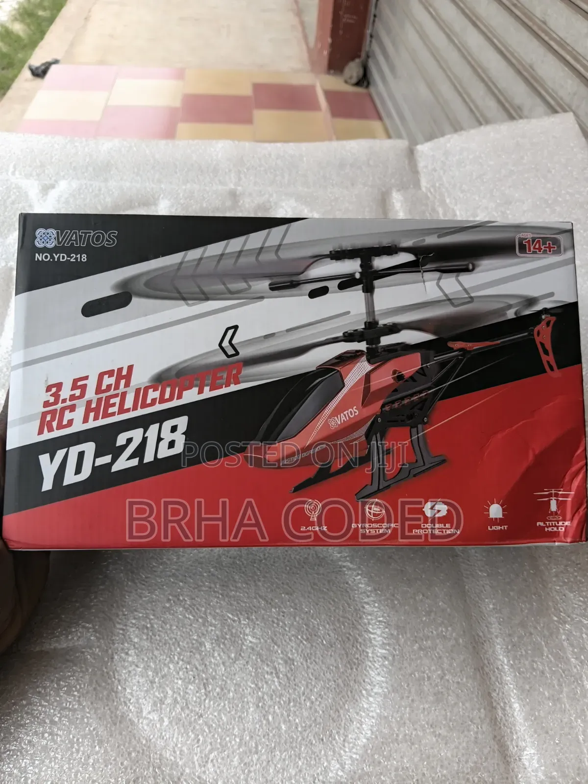 Vatos YD-218 3.5CH RC Helicopter With Gyro Altitude Hold