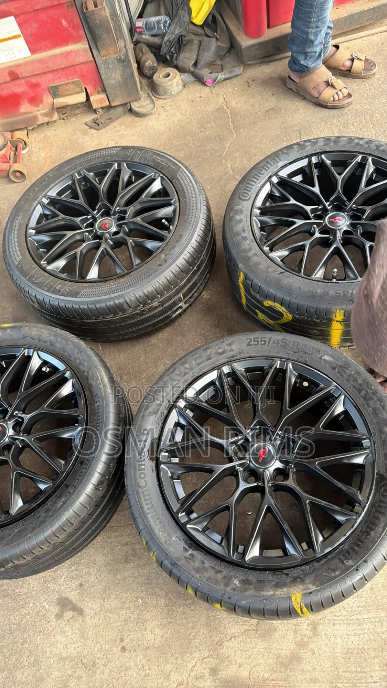 Ford Mustang Rims Black