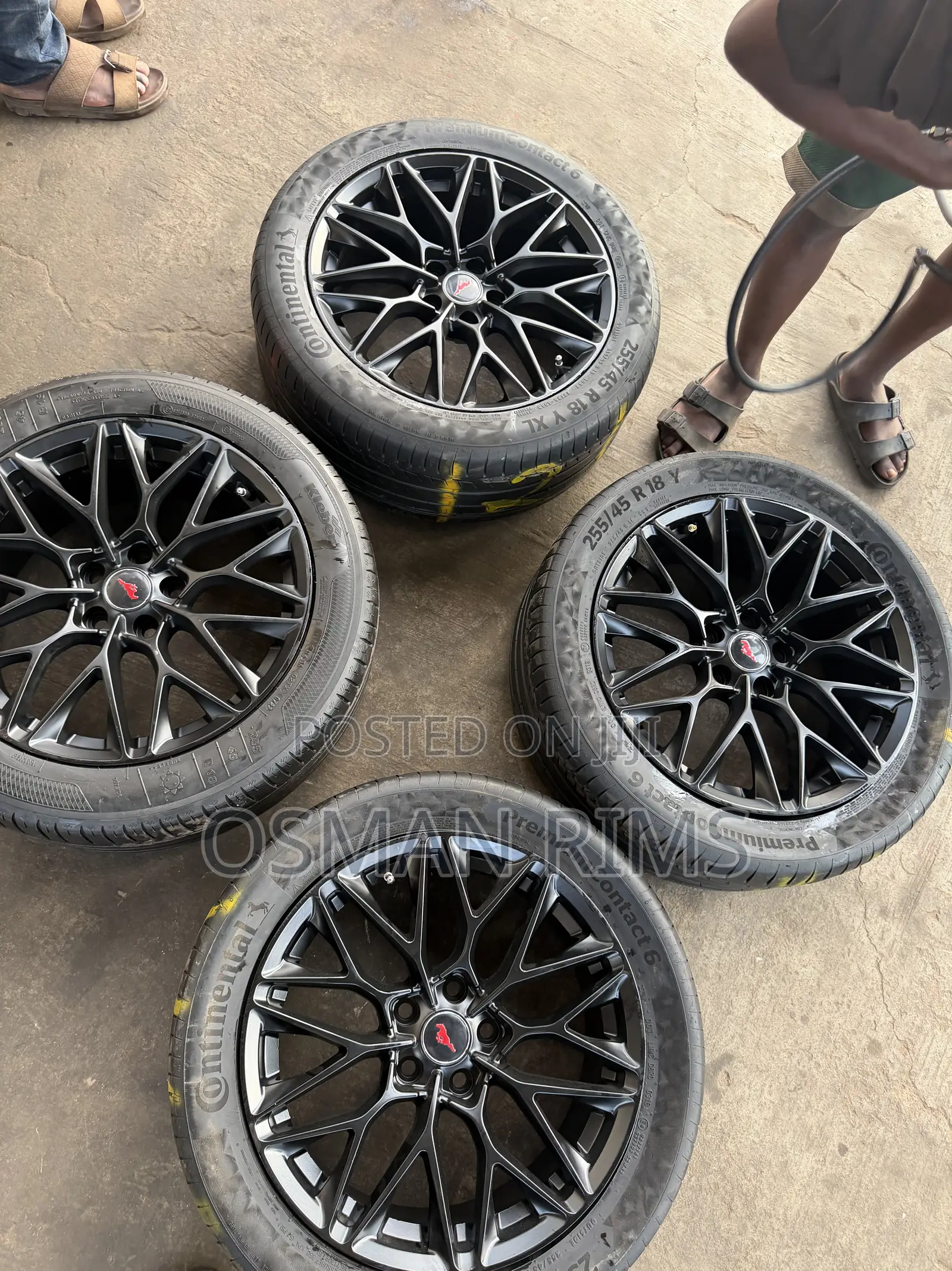 Ford Mustang Rims Black