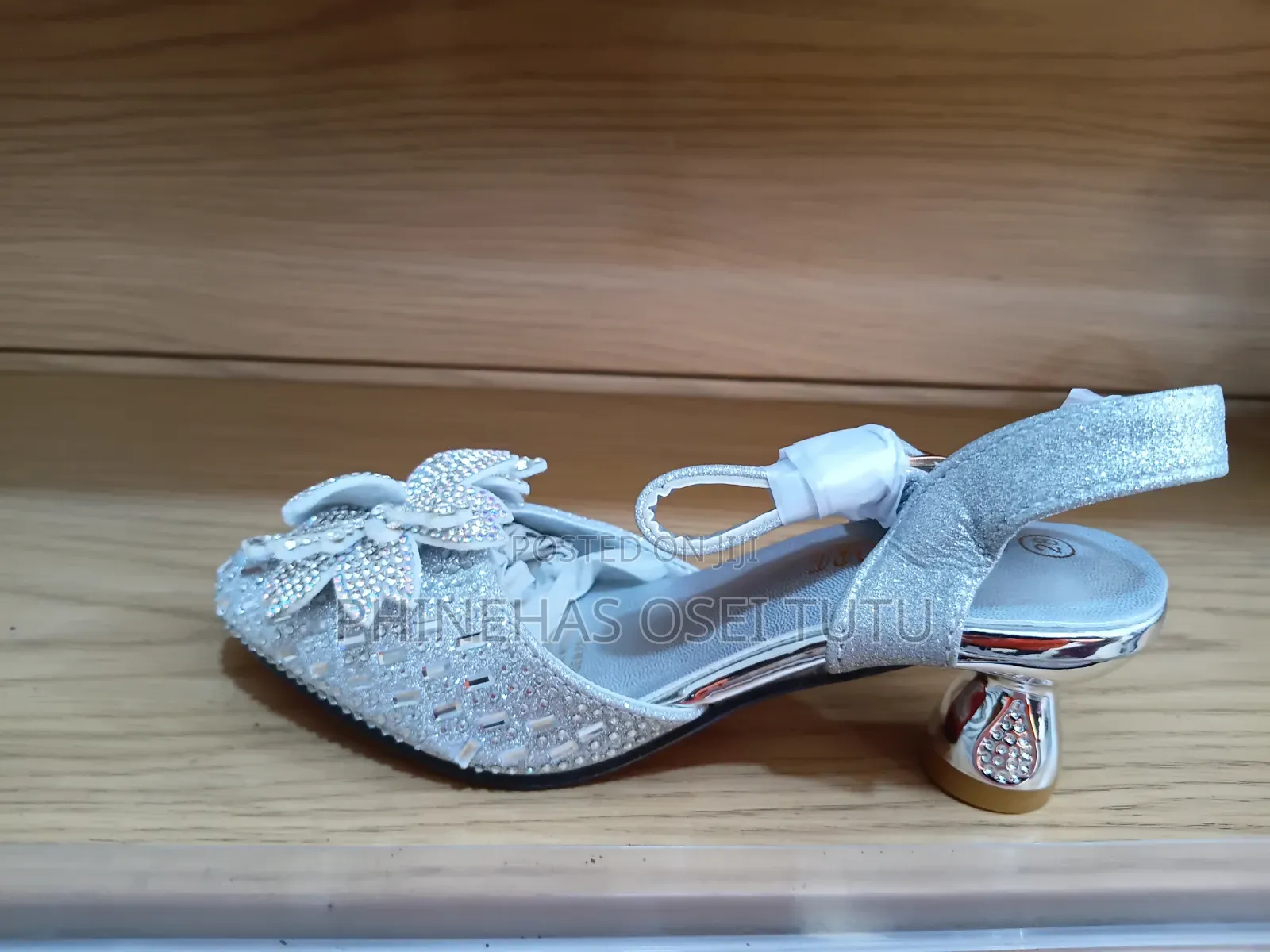 Silver Glitter Ladies’ Heels