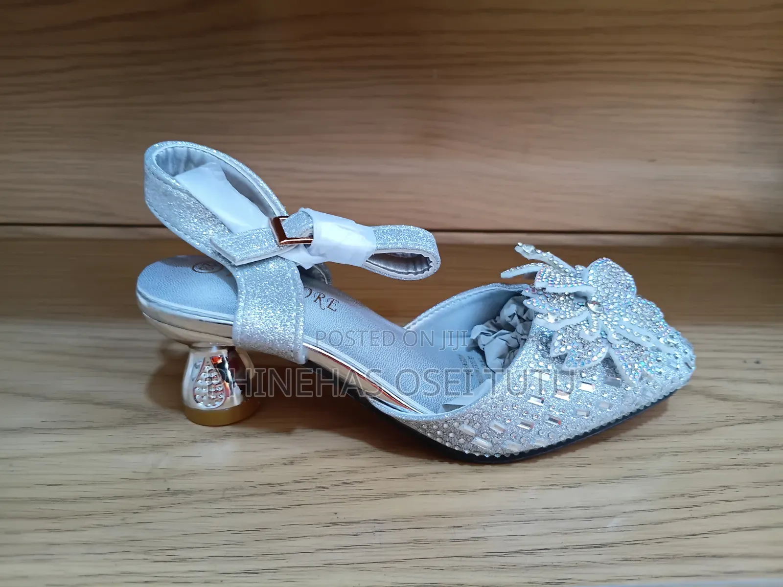 Silver Glitter Ladies’ Heels