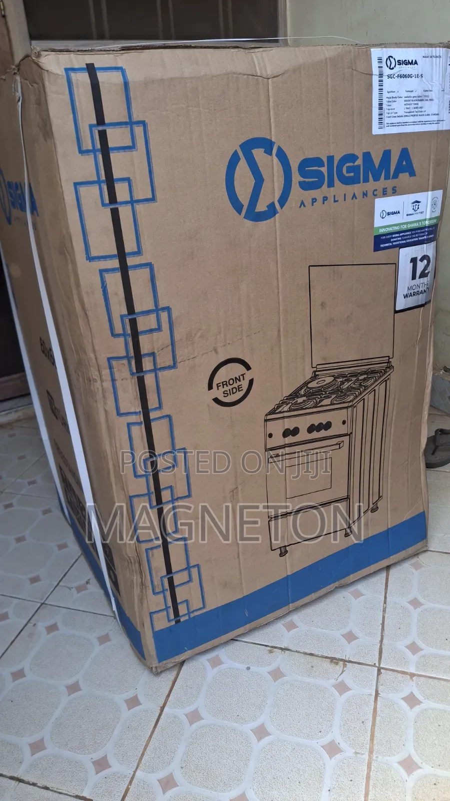 Sigma Stove and Oven 3 Gass 1electric 60 BY 60