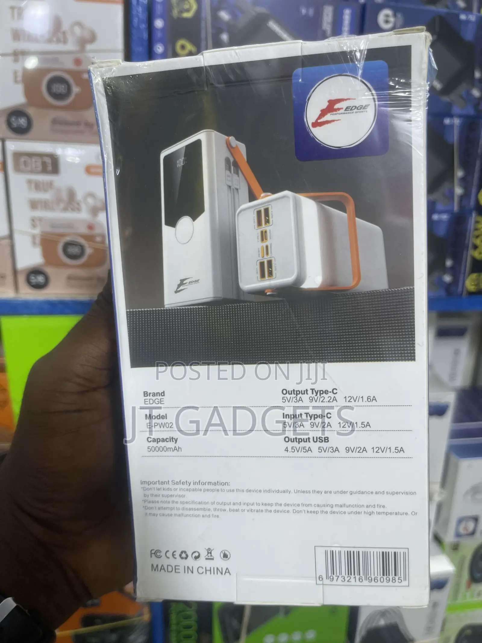 EDGE 50,000mAh Power Bank (E-Pw02)
