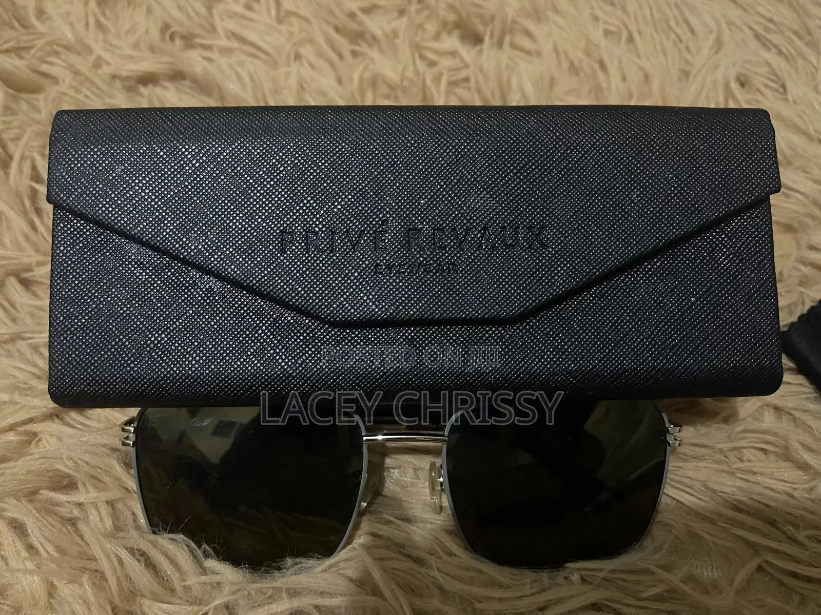 Original Privé Revaux "Rico" Square Navigator-Style Sunglasses