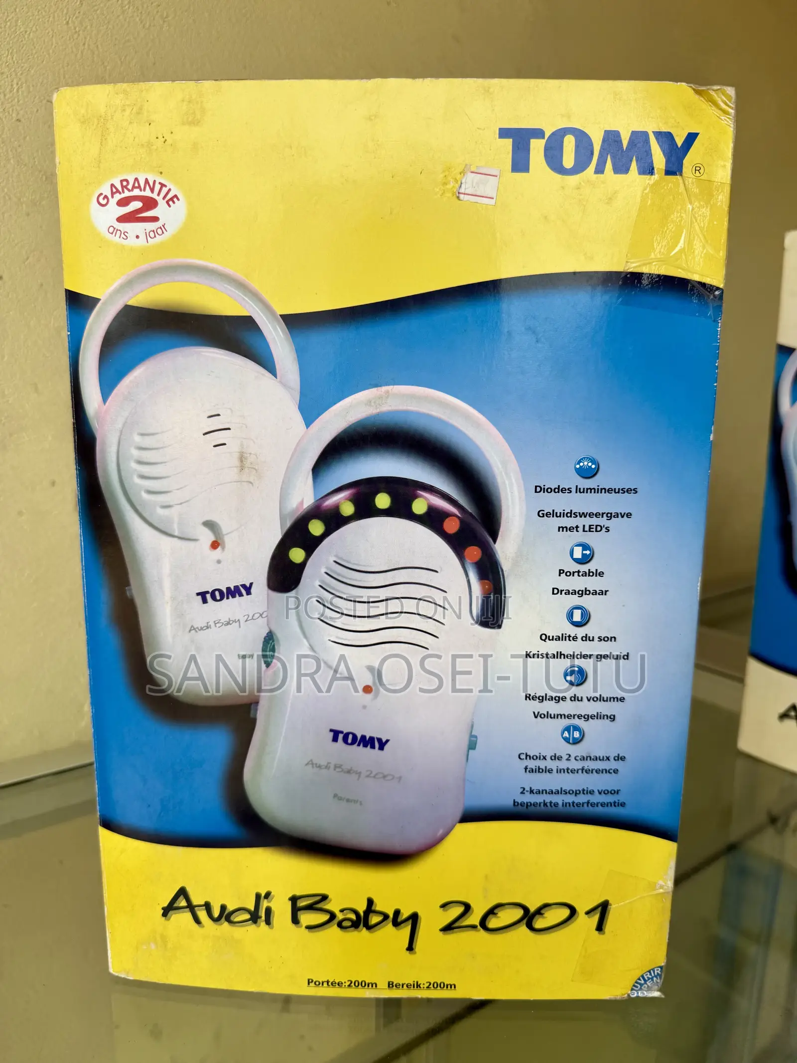 TOMY Audi Baby 2001 Audio Baby Monitor