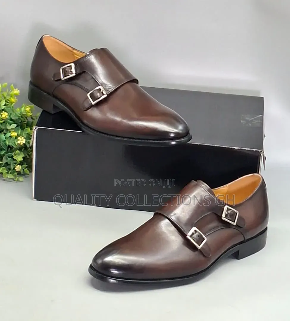 Quality Coffee Brown Leather Shoe