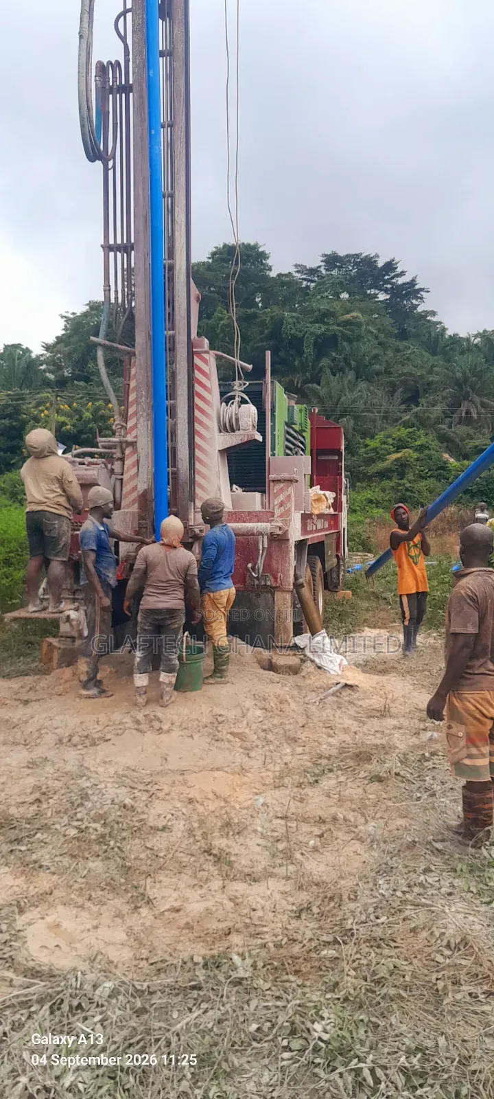 Borehole Drilling Within Mankesim Area
