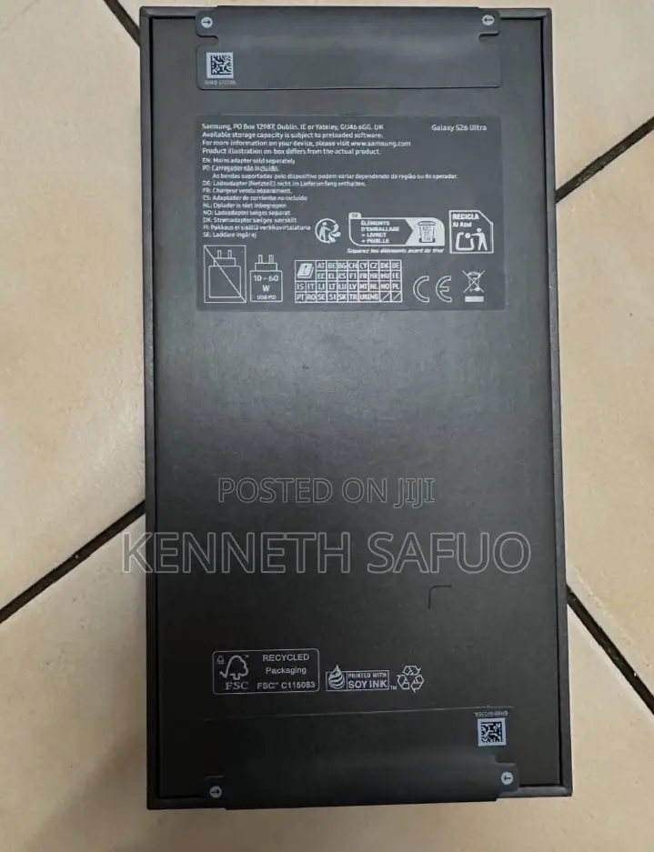 New Samsung Galaxy S26 Ultra 5G 1 TB Black