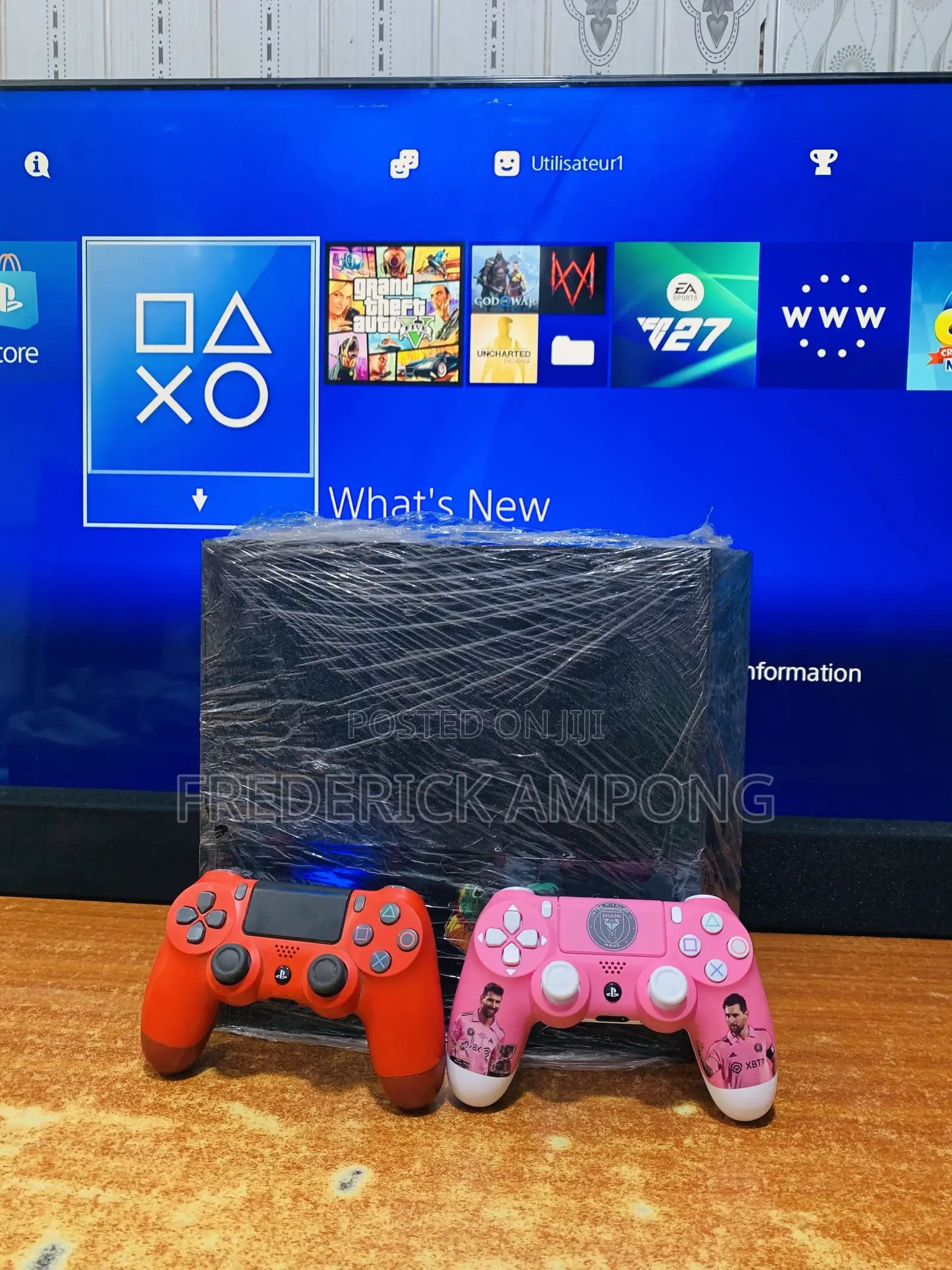 Very Neat Uk Use Ps4 With 10games Two Controllers