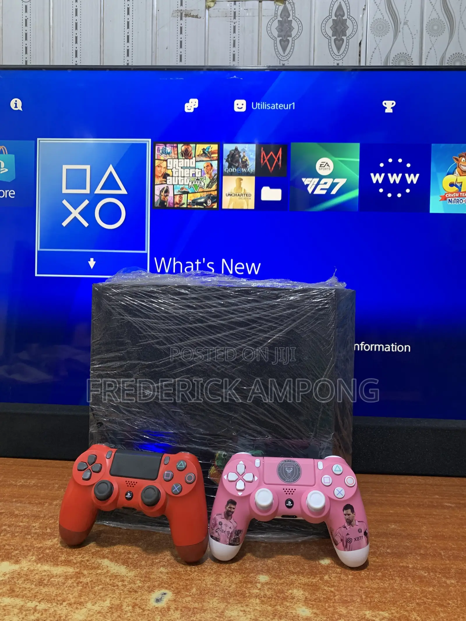 Very Neat Uk Use Ps4 With 10games Two Controllers