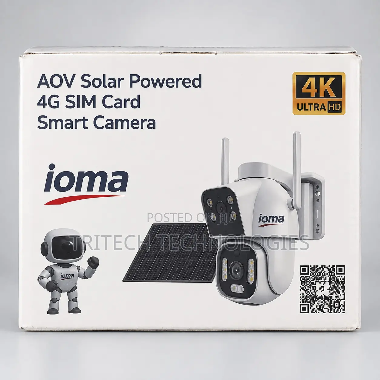 IO-S91 4MP Dual-Lens 4G Solar Camera