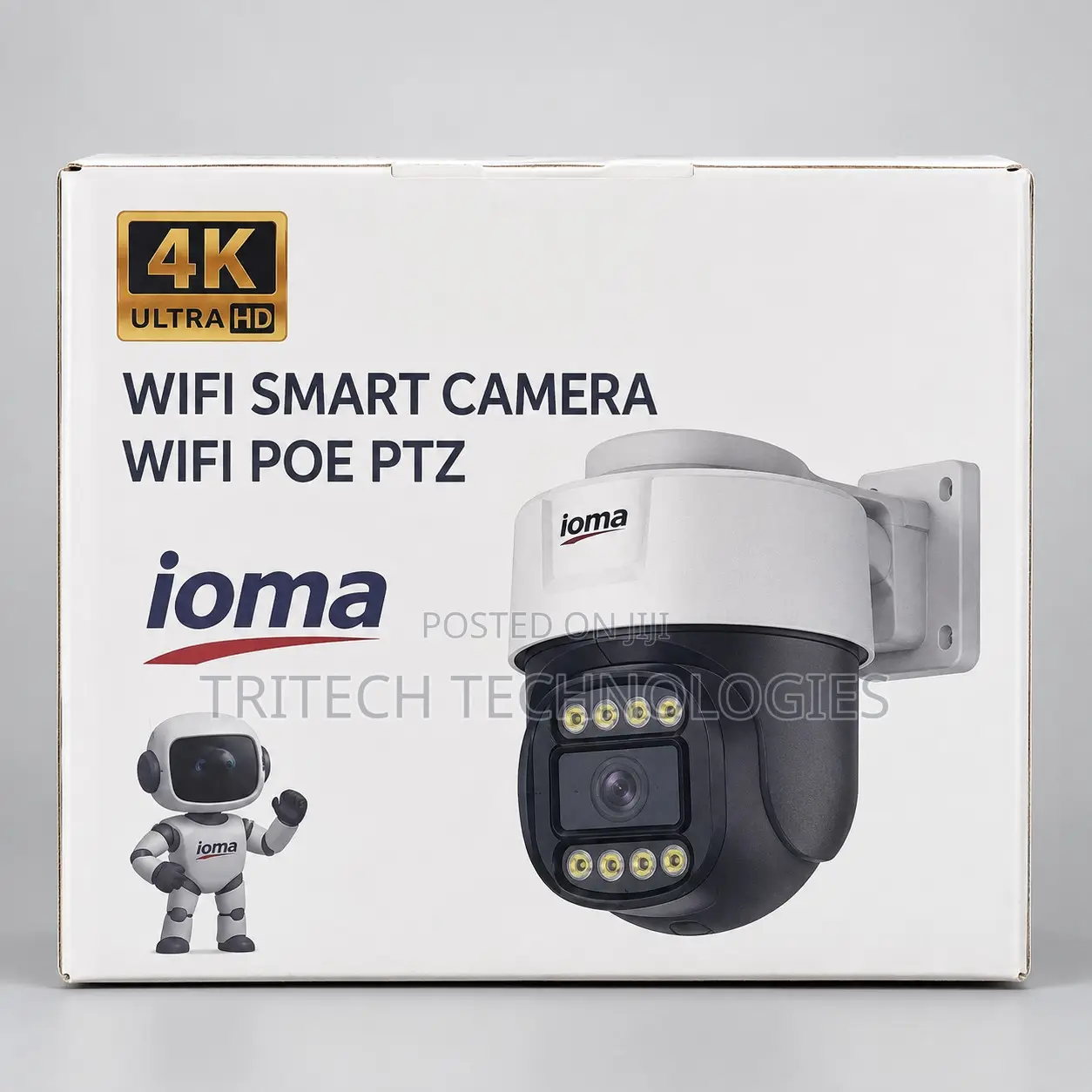 Ioma Io-W98 2mp Full Hd 360° Wifi Ip Camera (Wifi Poe Ptz)