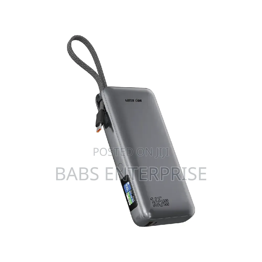 Green Lion Tron X 20000mAh Power Bank – Gray