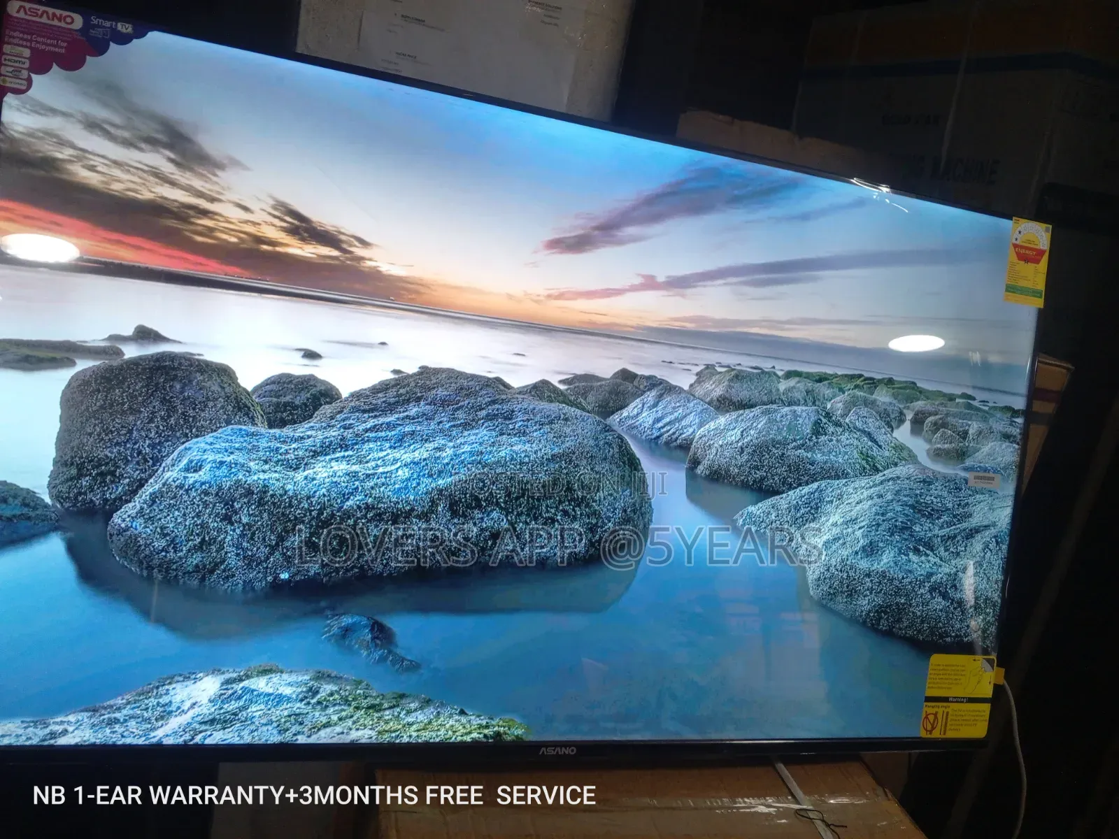 Asano 50" Television Smart Television.