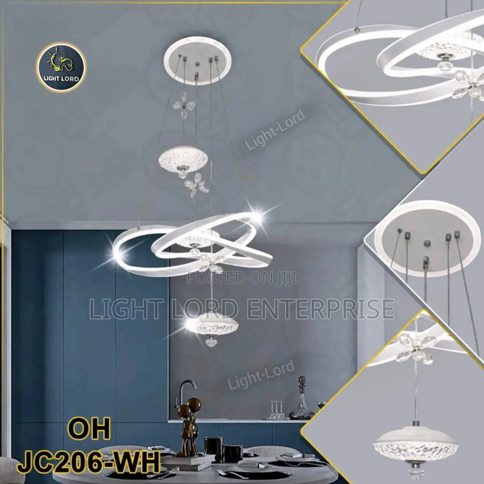 JC206-3WH Hanging Light