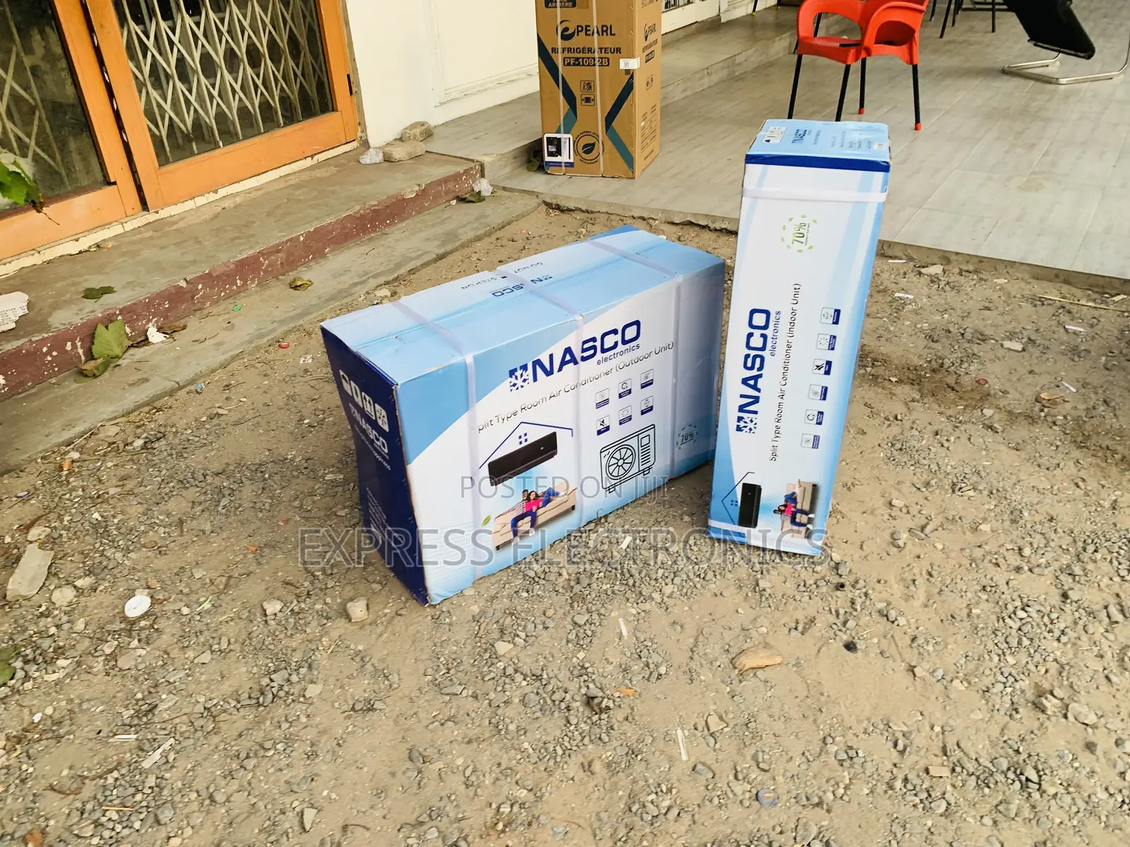 Text Us Fir Your Nasco 1.5hp R410 Split Air | Black [NAS-J12-V1B]