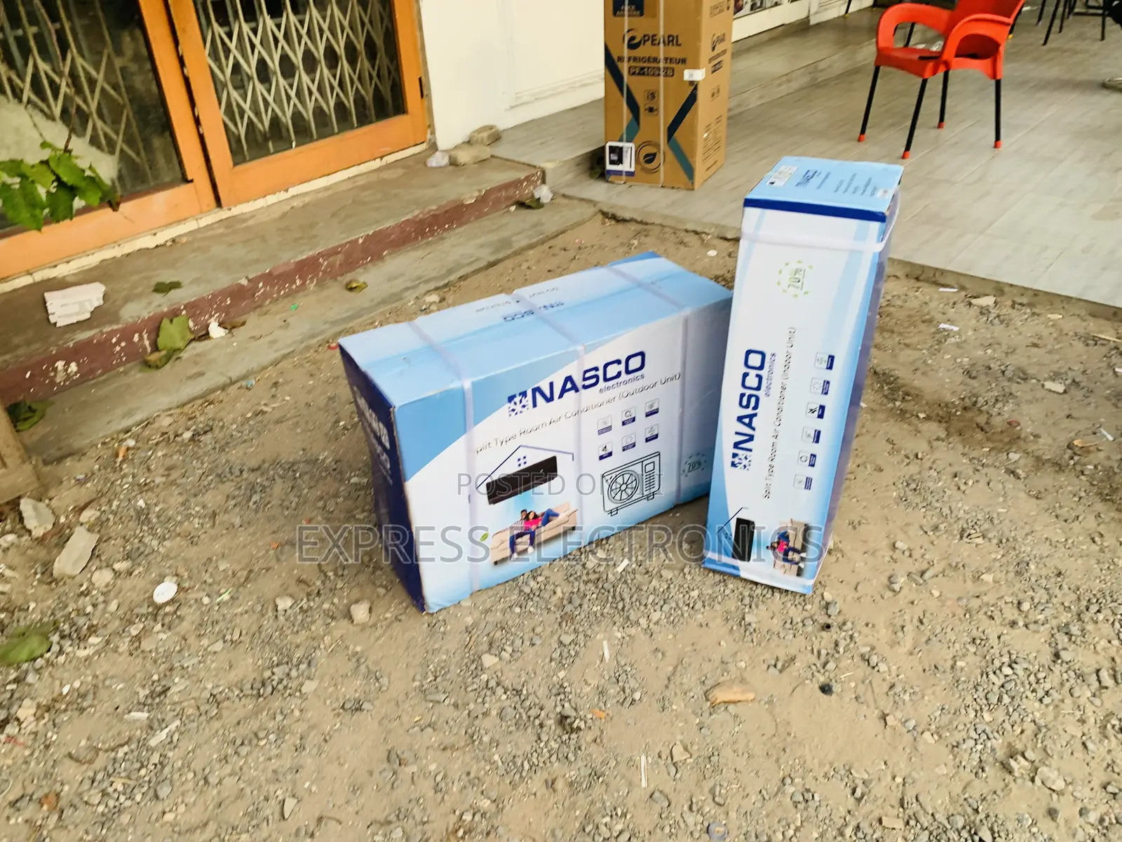 High Quality Nasco 1.5hp 2-Star R410 Split Air Con | Black NAS-J12-V1B