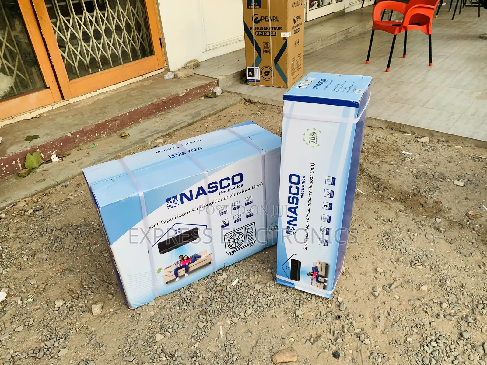Zealous Nasco 1.5hp R410 Split Air Conditioner| Black [NAS-J12-V1B