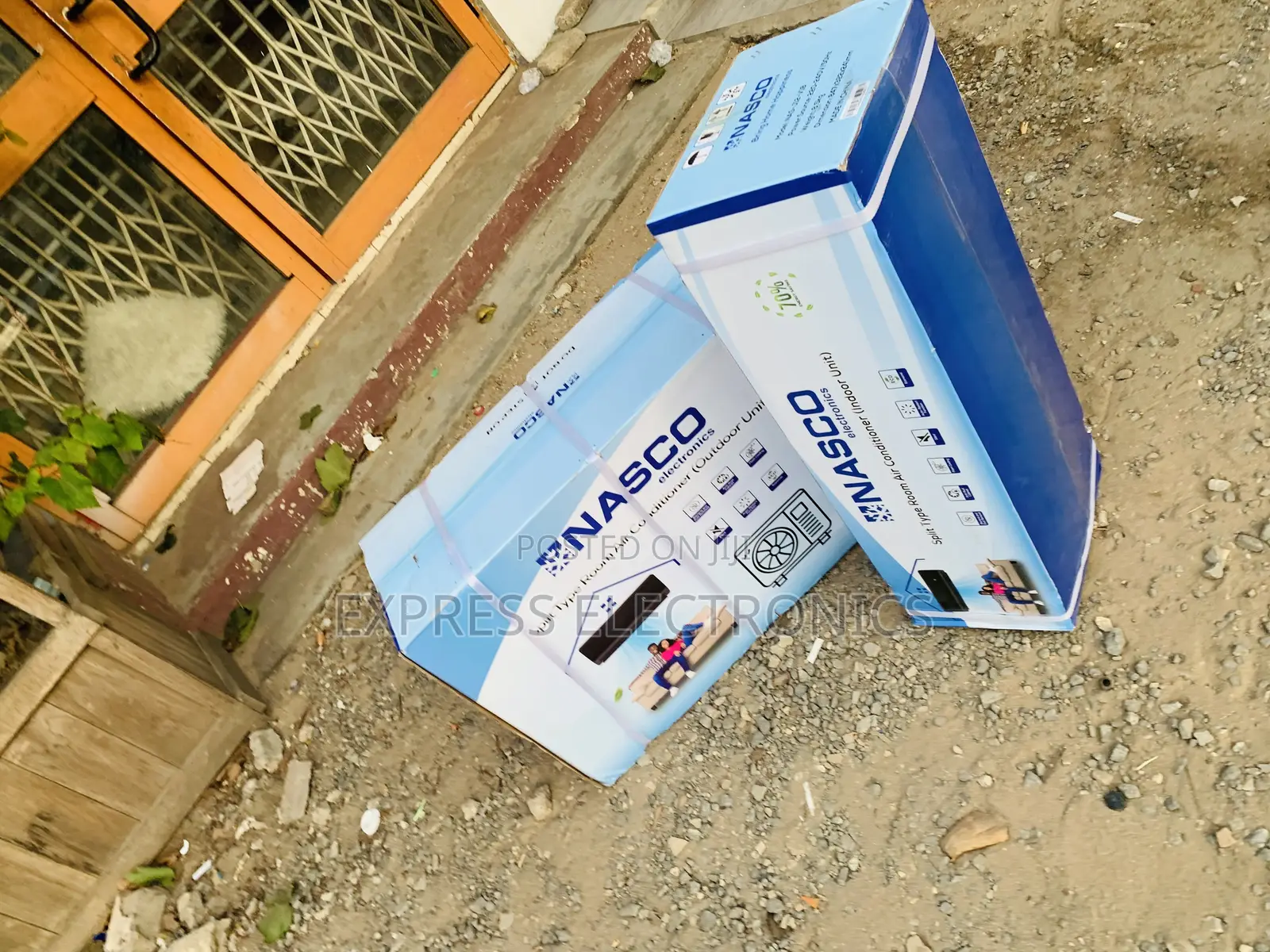Ultra High Nasco 1.5hp R410 Split Air Conditioner| Black NAS-J12-V1B