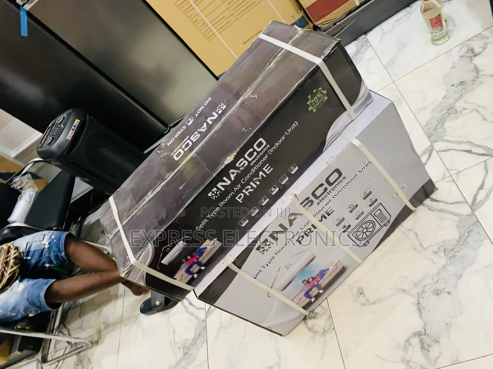 Lovely New Nasco 1.5HP R410 Prime Split Air (Silver) NAS-J12-V1S-PRM