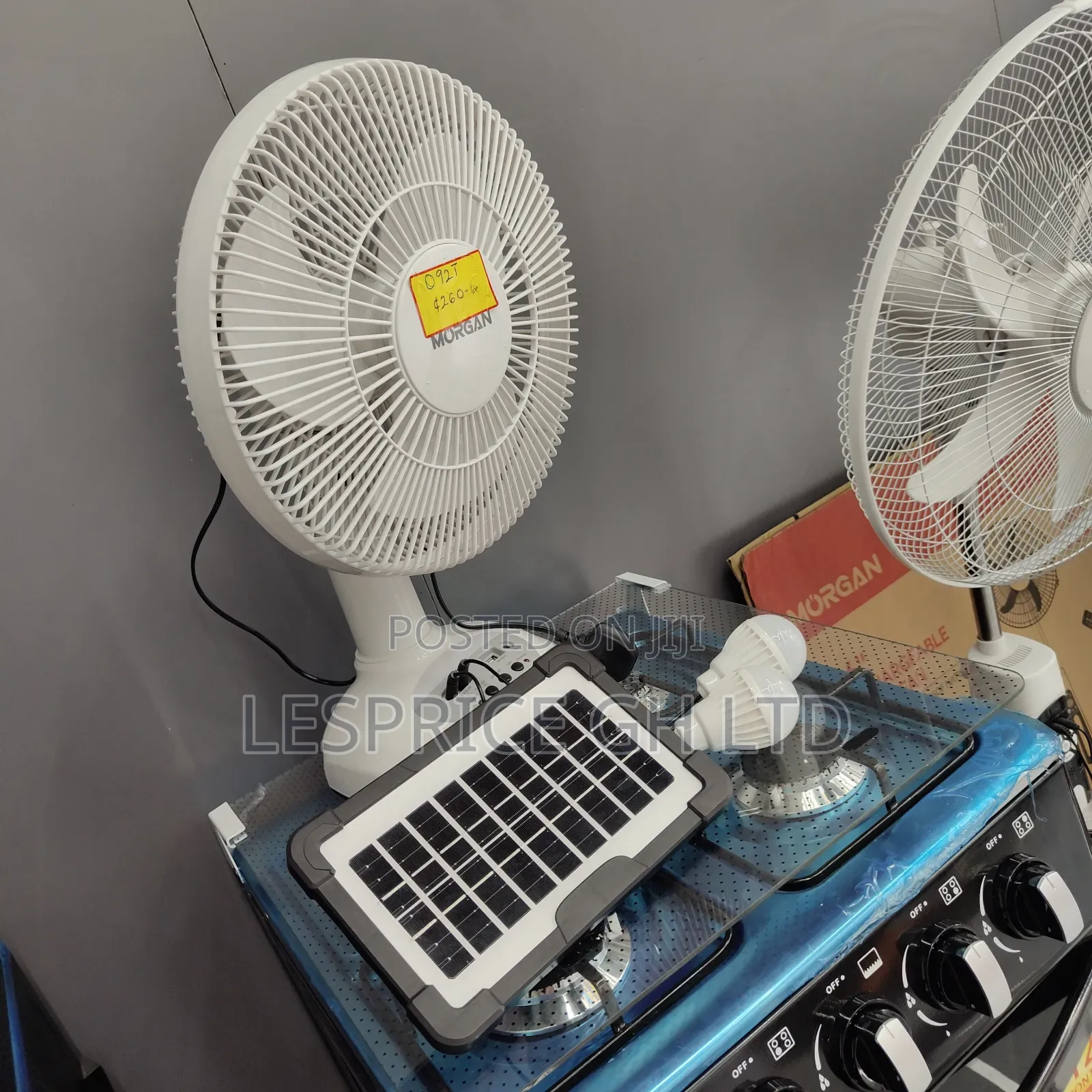 Superior Quality Table Top Morgan Rechargeable Stand Fan