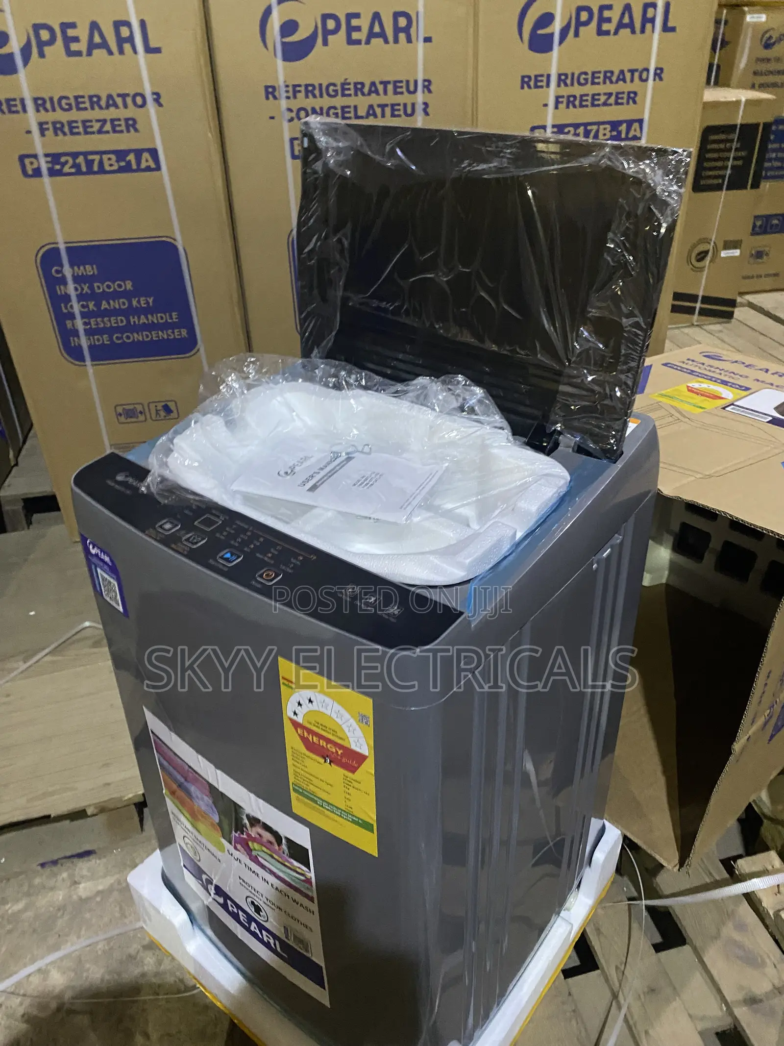 Pearl 8kg Top Loader Automatic Washing Machine