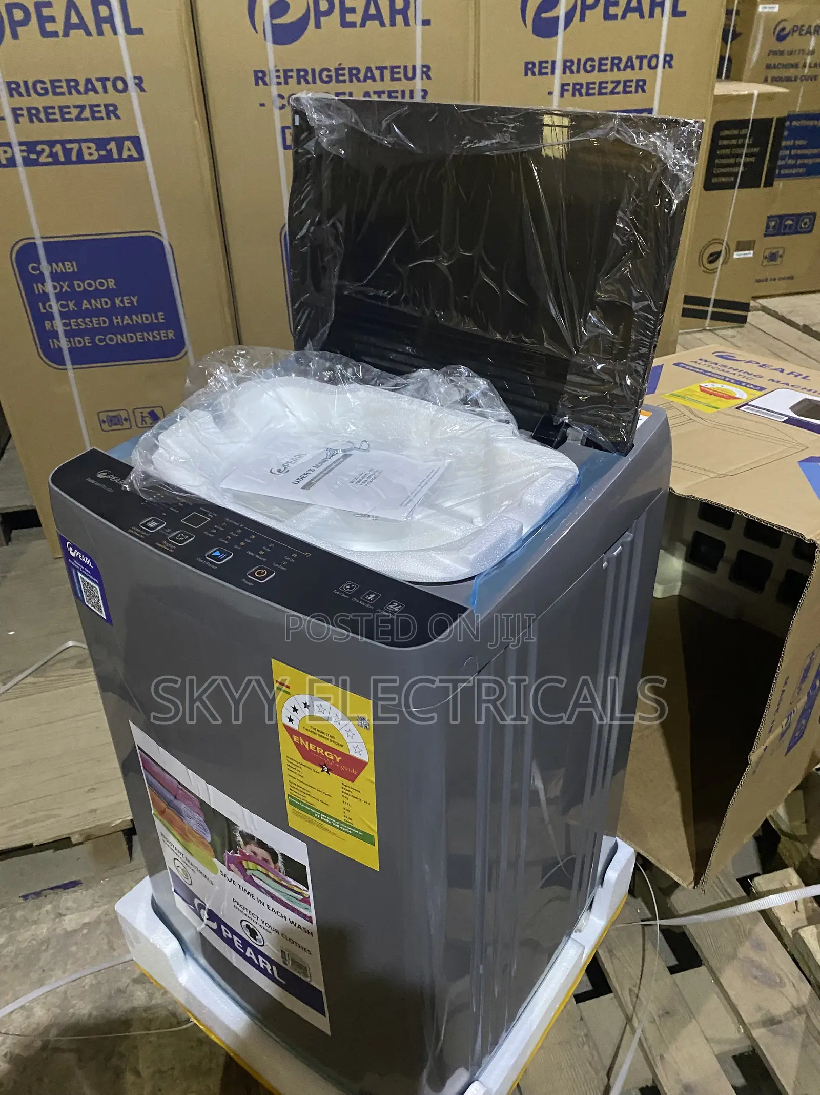 Pearl 8kg Top Loader Automatic Washing Machine