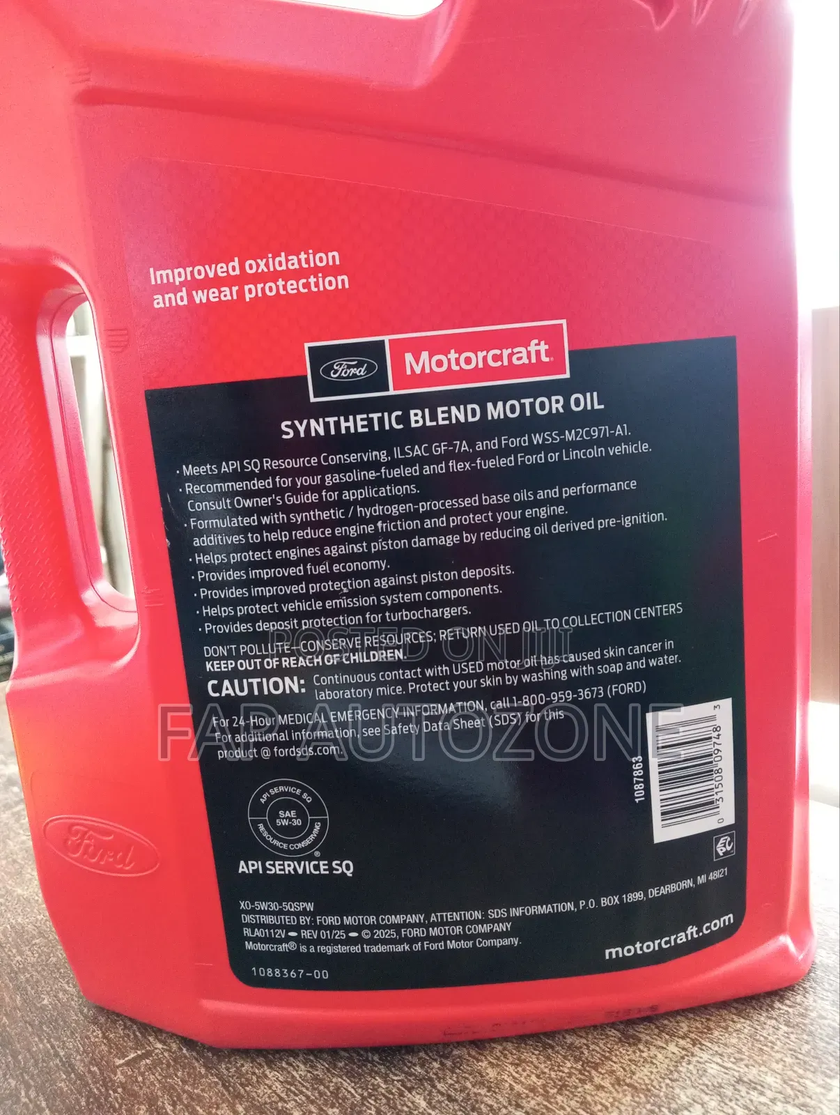 Superior Quality Motorcraft Engine Oil for Ford Cars Imported From USA