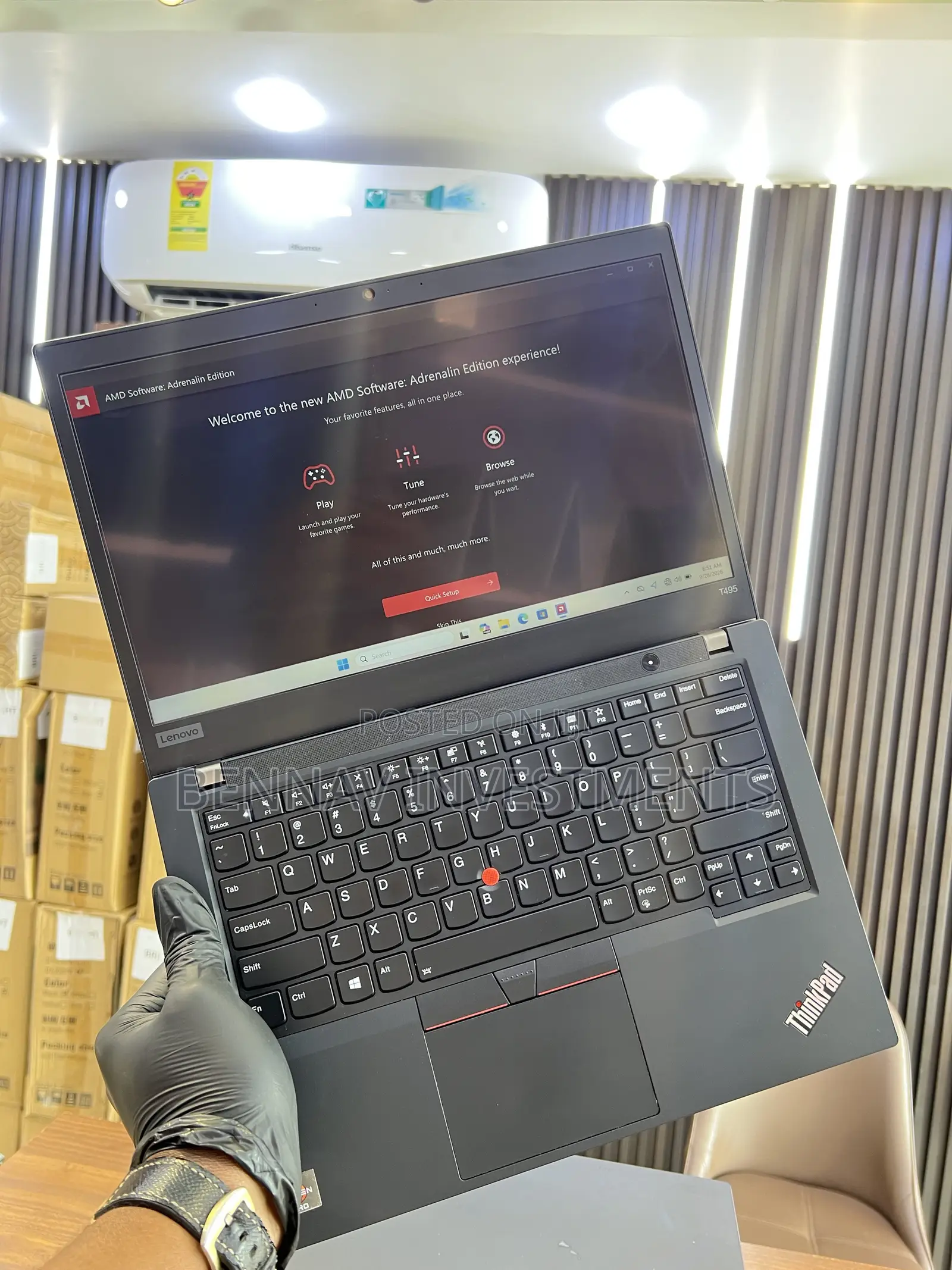 Laptop Lenovo ThinkPad t495s 8GB AMD Ryzen 5 SSD 256GB
