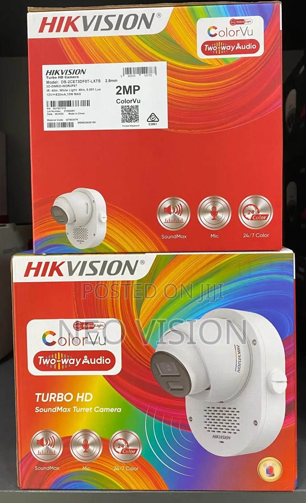 Hikvision 2MP SoundMax Two Way Audio Siren Fixed Turret Camera
