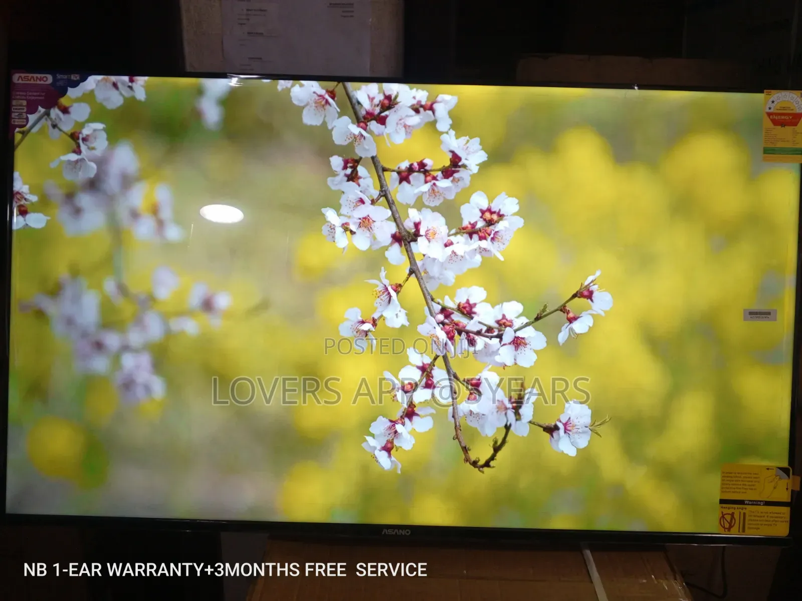 Smart Entertainment 50"Television Asano Television.