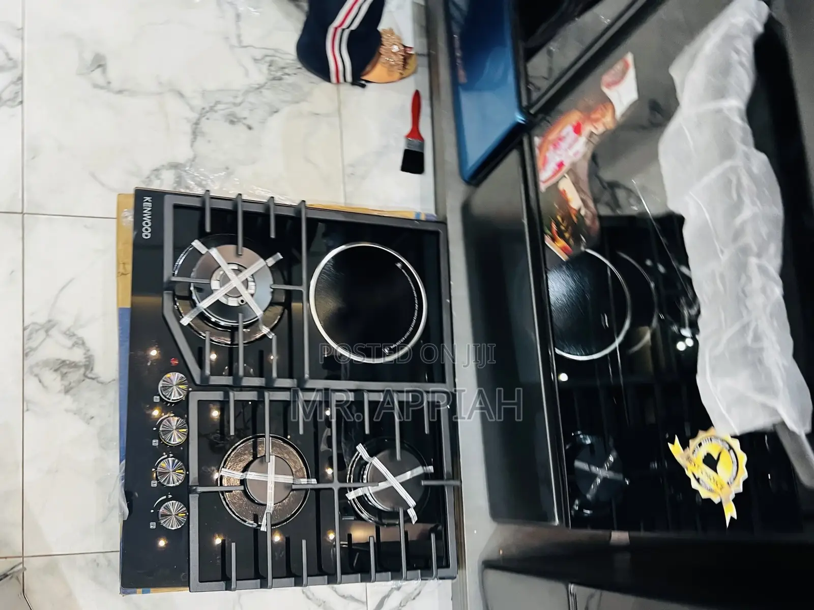 Super Affordable Kenwood 60cm Built in 3 Gas + 1 Electric Hob(Black).