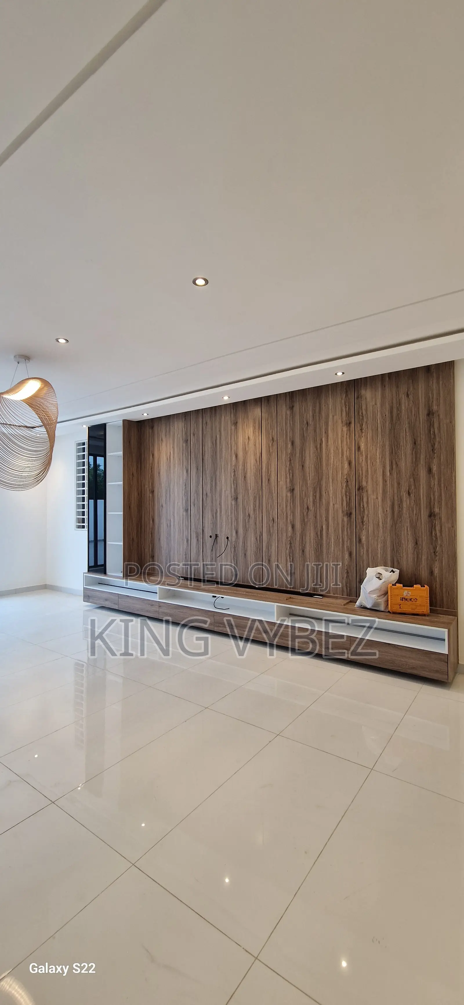 Professional Carpenter in Accra - Finished TV Console