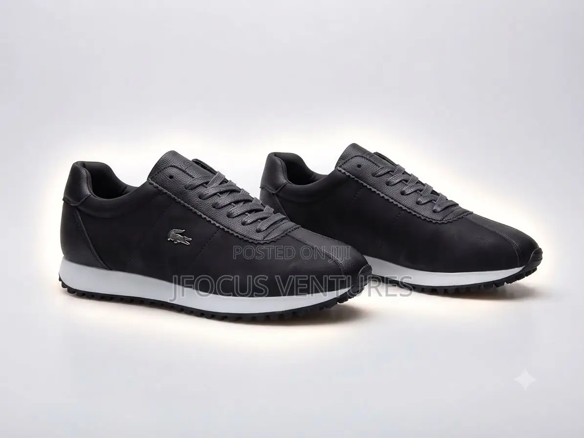 Lacoste Leather Shoe Black/White