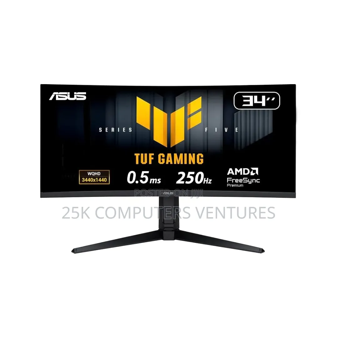 ASUS TUF 34" Ultrawide 250Hz Curved Gaming Monitor