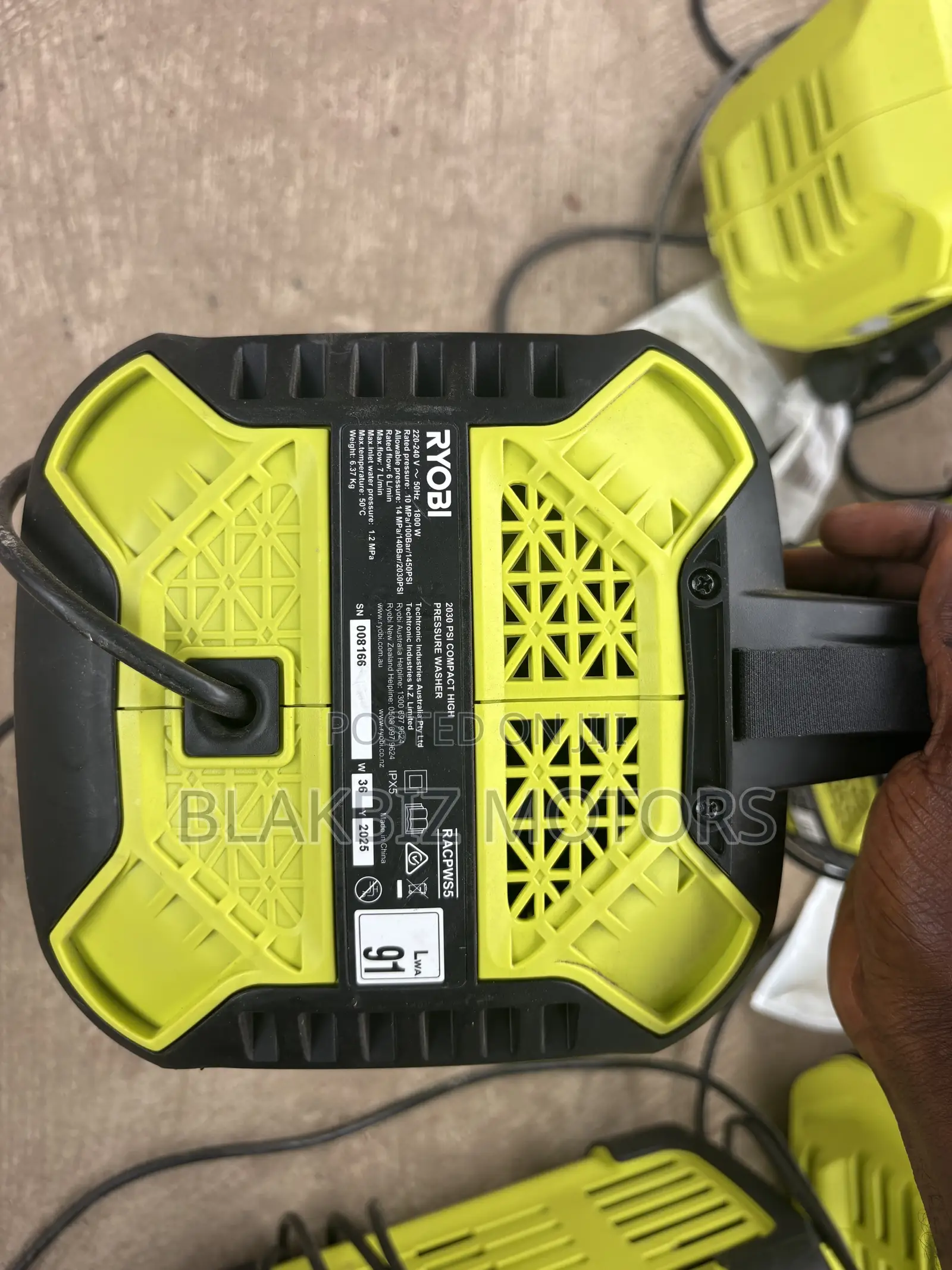 Ryobi Compact High Pressure Washer