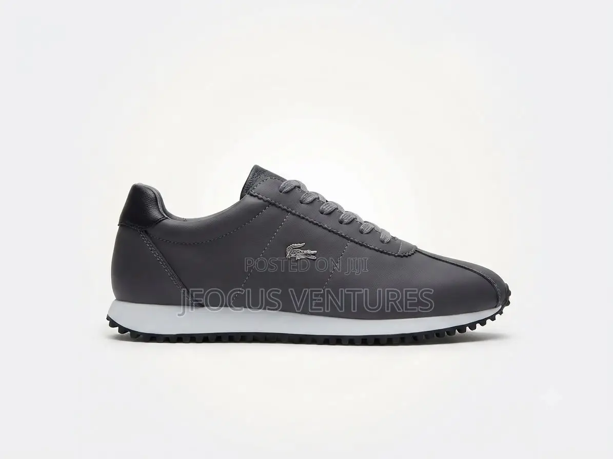 Lacoste Leather Shoe Gray
