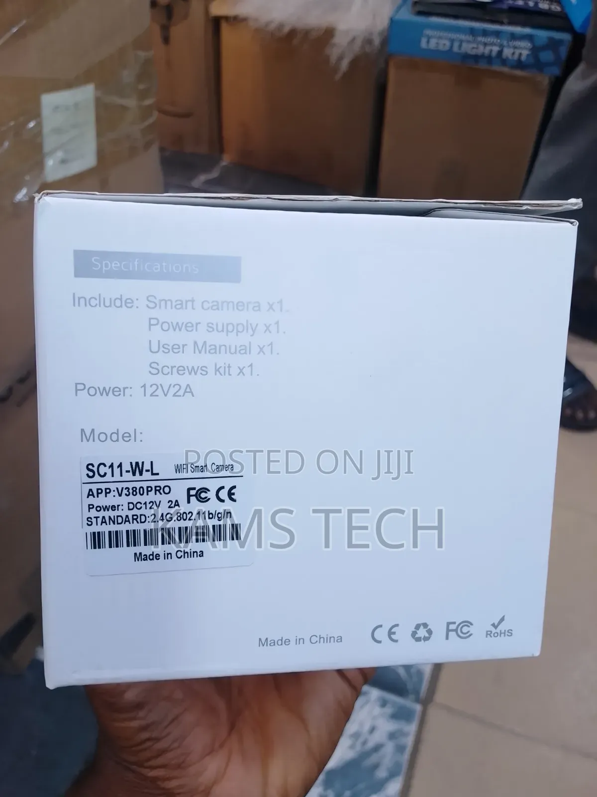V380 Wi-Fi Dual Lens Camera (No Sim)