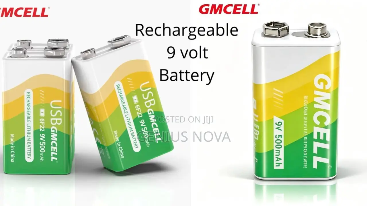 Rechargeable 9 Volt Battery 500 Mah