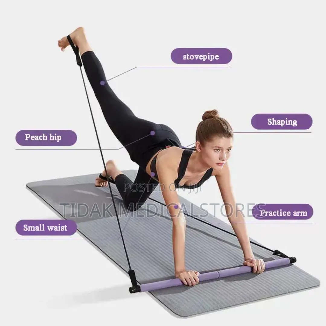 Pilate Bar/Stick/ Yoga Stick With Resistant Band
