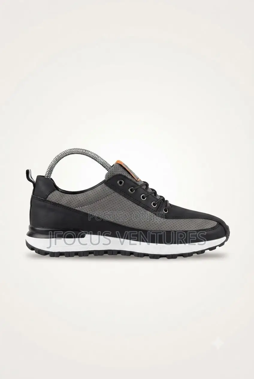Timberland Leather Shoe Black/Gray
