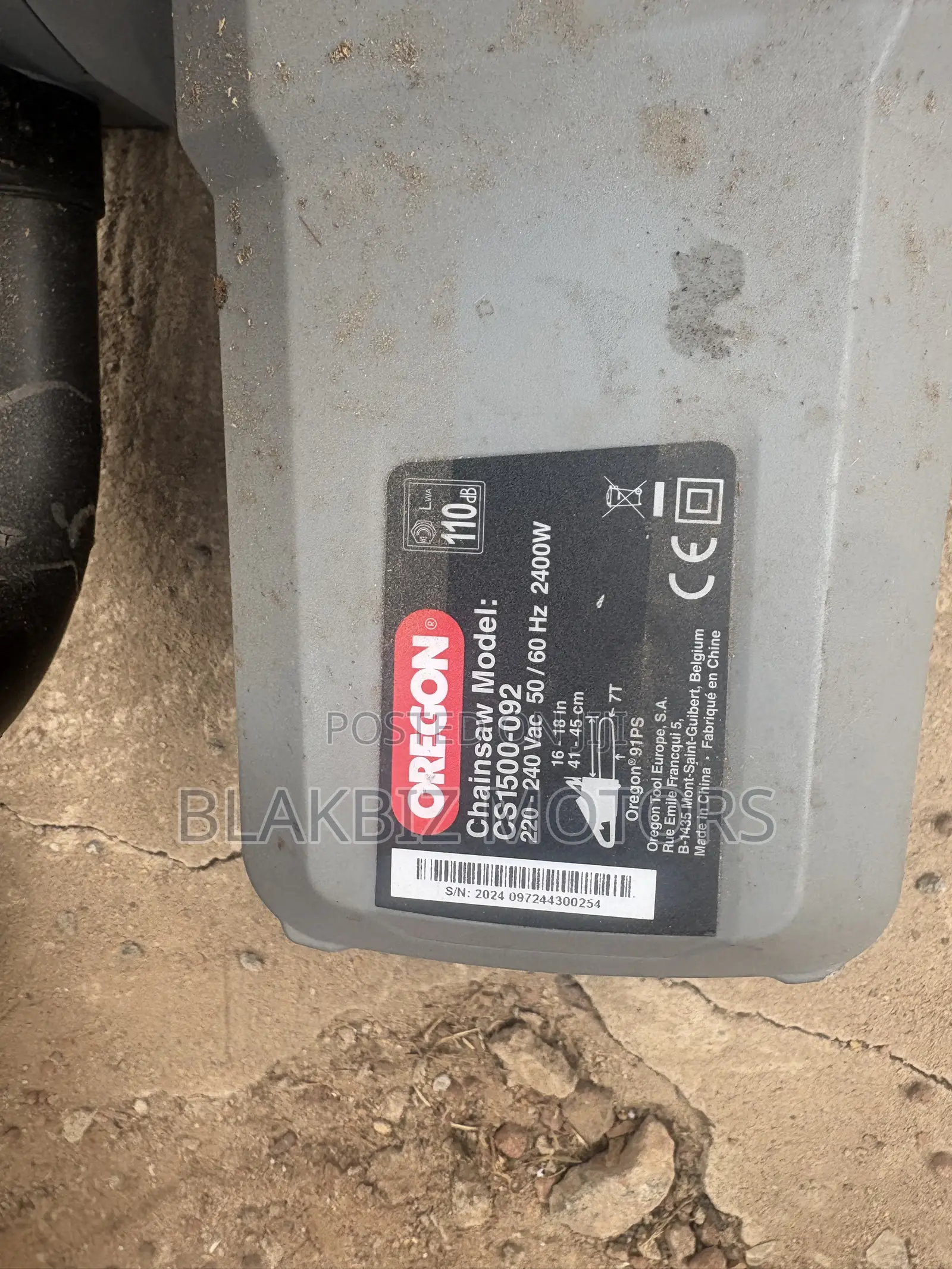 Oregon CS1500 Self-Sharpening Electric Corded Chainsaw