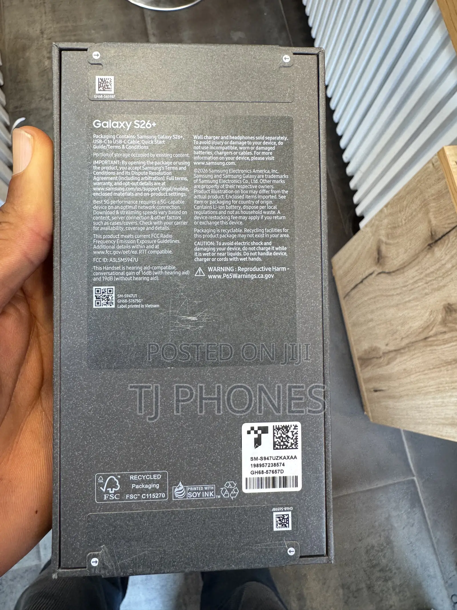 New Samsung Galaxy S26+ 256 GB Black
