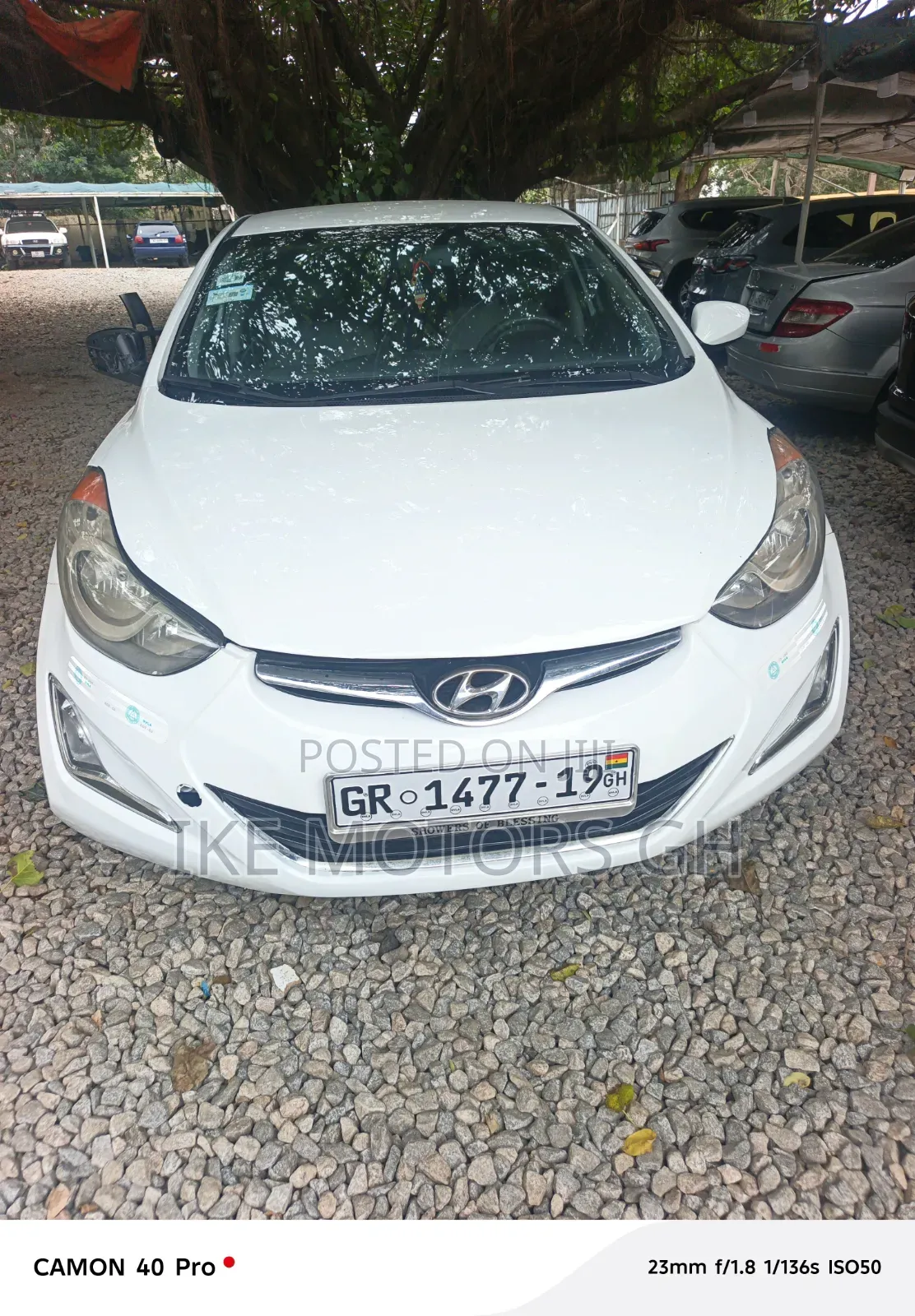 Hyundai Elantra GLS Sedan FWD (1.8L 4cyl 6A) 2013 White
