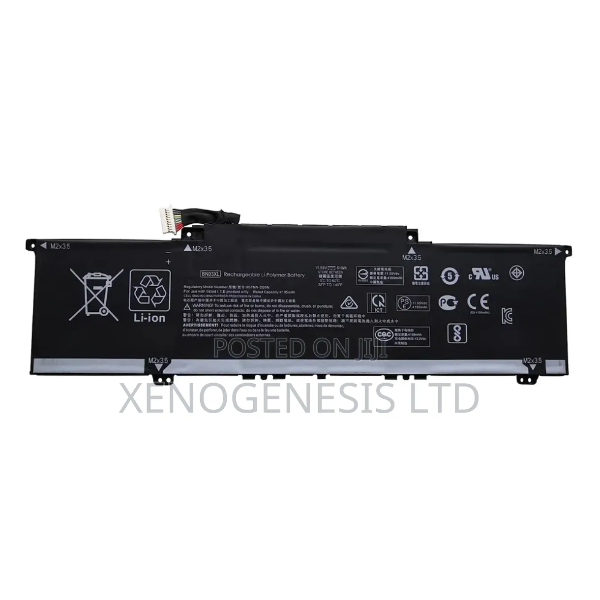 Bn03xl for HP Envy 13-Ar
