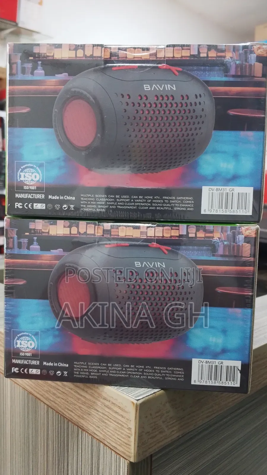 Bavin Portable Heavy Bass Wireless Speaker
