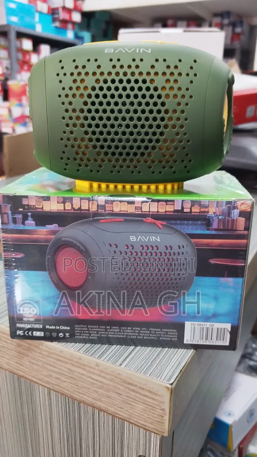 Bavin Portable Heavy Bass Wireless Speaker
