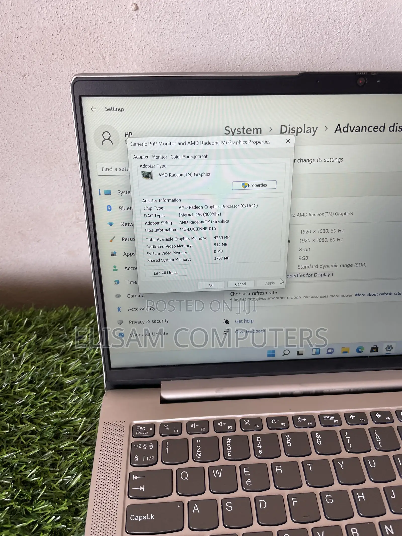 Laptop Lenovo 8GB AMD Ryzen 7 SSD 256GB